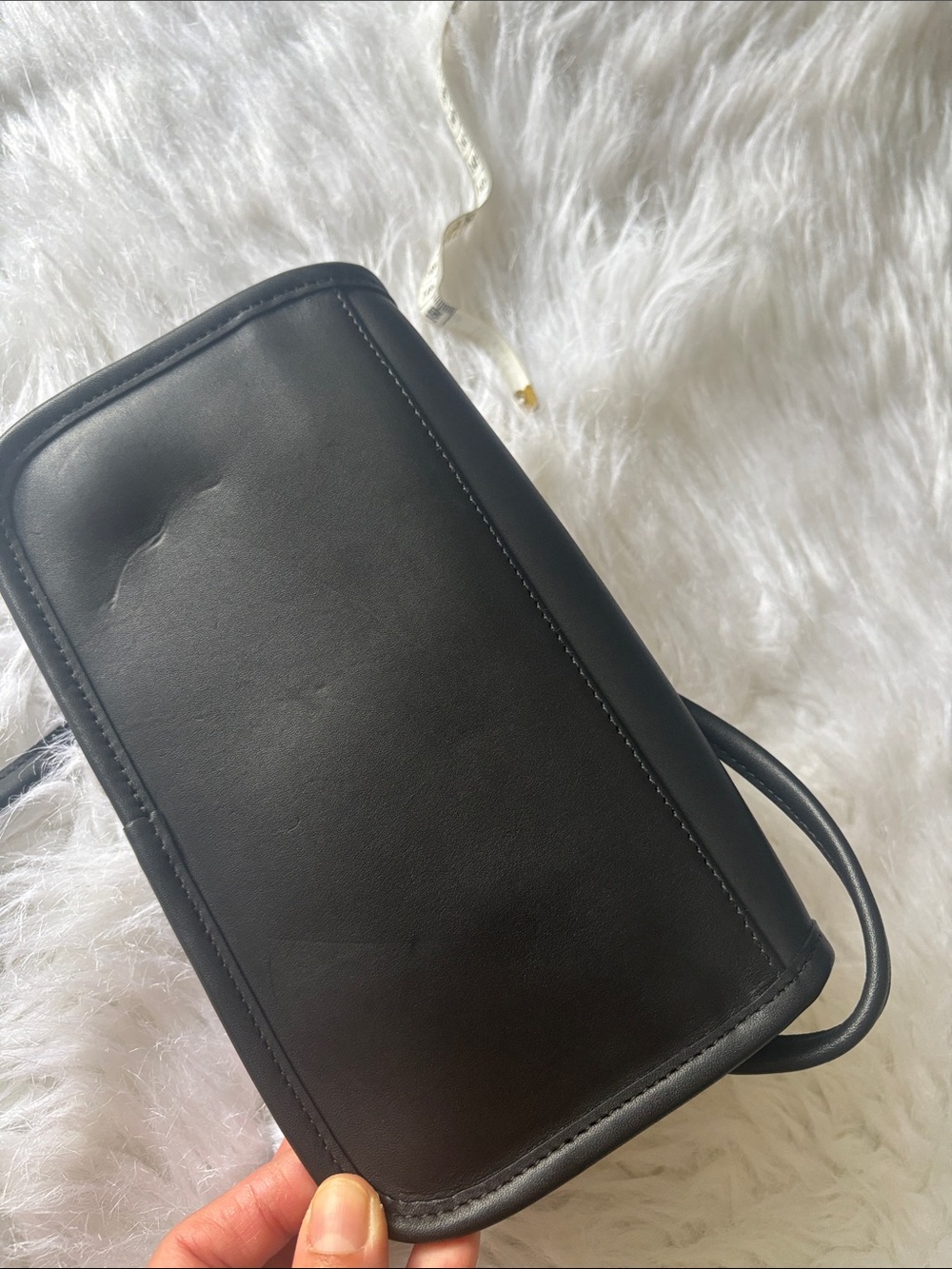 Coach Black Leather Turnlock Crossbody Bag - Picture 15 of 16